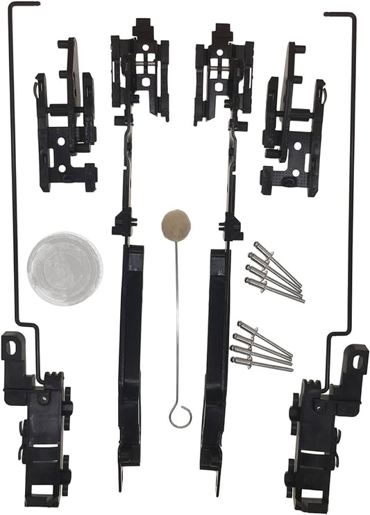 02ESR1201ABK Sunroof Track Assembly Compatible with Ford 2000-2014 F150 2005-2016 F250 F350 F450 2000-2017 Expedition Lincoln Navigator Mark LT Sunroof Track Repair Kit