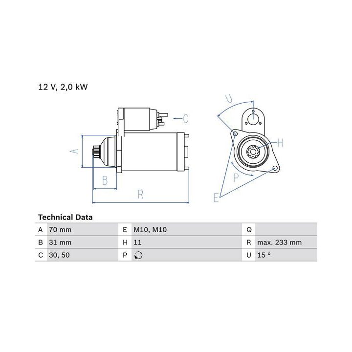 23300-EB71B 23300-EB71D 23300-EB71E starter motor for NISSAN Navara