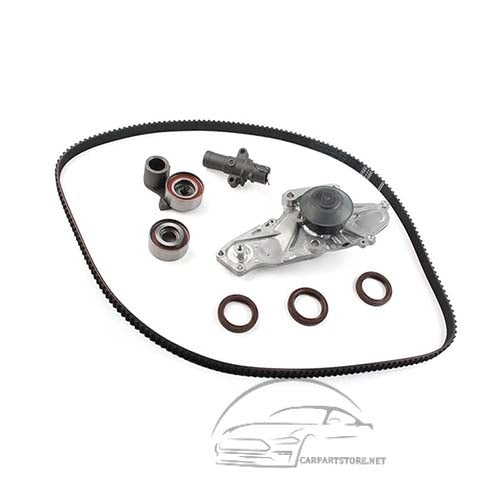 14400-RCA-A01 14510-RCA-A01 Serpentine Drive Belt Crankshaft Seal Timing Belt Timing Belt Idler Timing Belt Tensioner Water Pump Kit for ACURA HONDA Saturn VUE