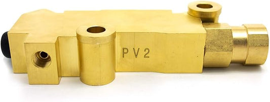 PV2 Brass Proportioning Valve Disc Drum Disc Front Drum Rear Brake  PV71 Fit for GM Street Rod Classic Car & Truck