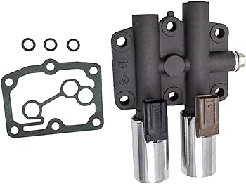 28250RDK014 28250-RDK-014 28250-RJB-004 Shift Solenoid Transmission Dual Linear Shift Solenoid Replacement for Honda Acura Accord Odyssey Pilot Ridgeline 3.5L
