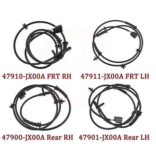 47910-JX00A 47900-JX00A 47901JX00A New Front Rear Left Right ABS Wheel Speed Sensor For Nissan NV200 Evalia