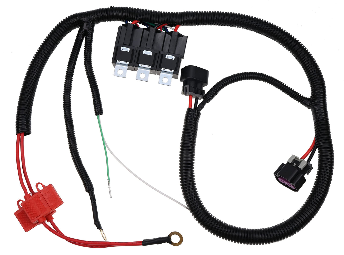 7L5533A226T Dual Electric Fan Upgrade Wiring Harness For 99-07 GM Silverado Sierra