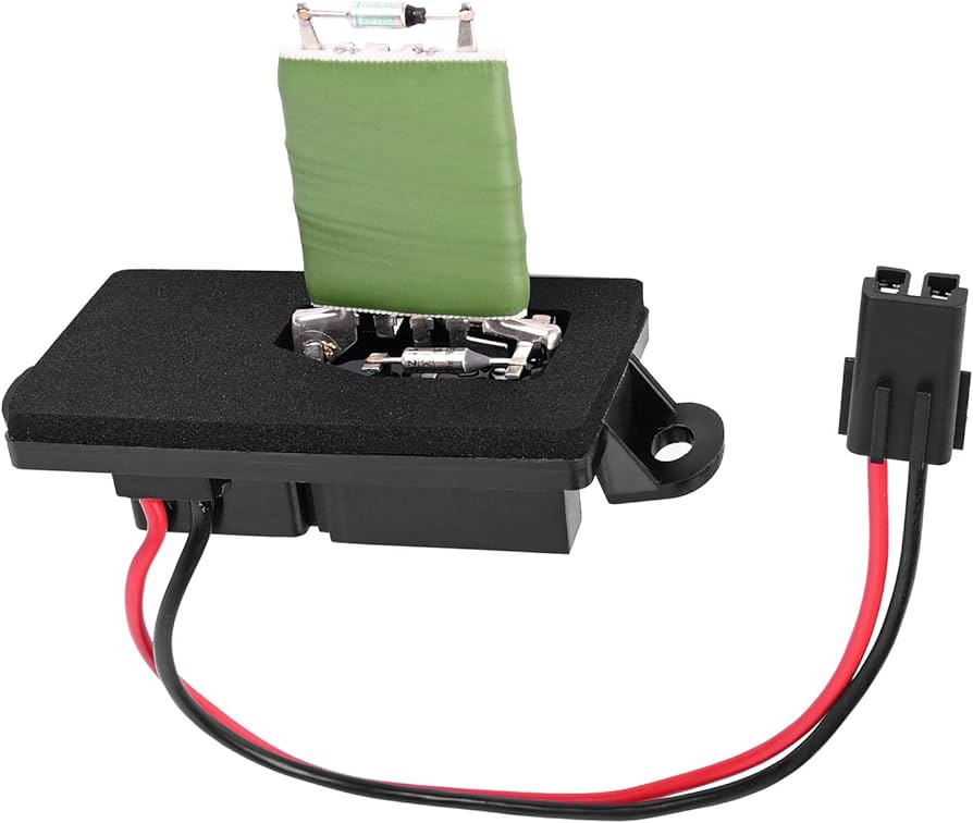 89019089 HVAC Blower Motor Fan Resistor Replacement for 1999-2007 Silverado GMC 1500 2500 3500 HD w/Manual Air Conditioning Replaces 22807122, 973-004, 89018597