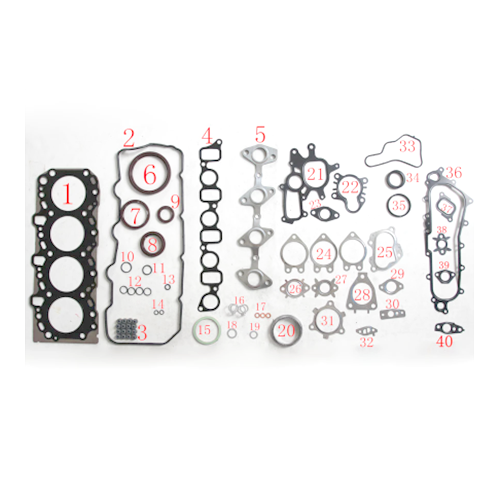 04111-30030 51019700 2KD 2KD-FTV For TOYOTA HIACE HILUX Pickup Metal Engine shim Engine Rebuilding Kits Full Set Engine Gasket