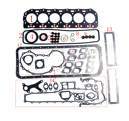2H For TOYOTA LAND CRUISER 4.0 Diesel Engine Parts Engine Rebuilding Kits Full Set Engine Gasket 04111-88020 50100300