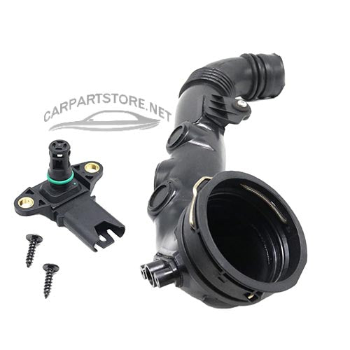 13717599294 13717615026 For BMW E82 335i E90 Air Intake Hose Intercooler Duct Throttle Housing Sensor