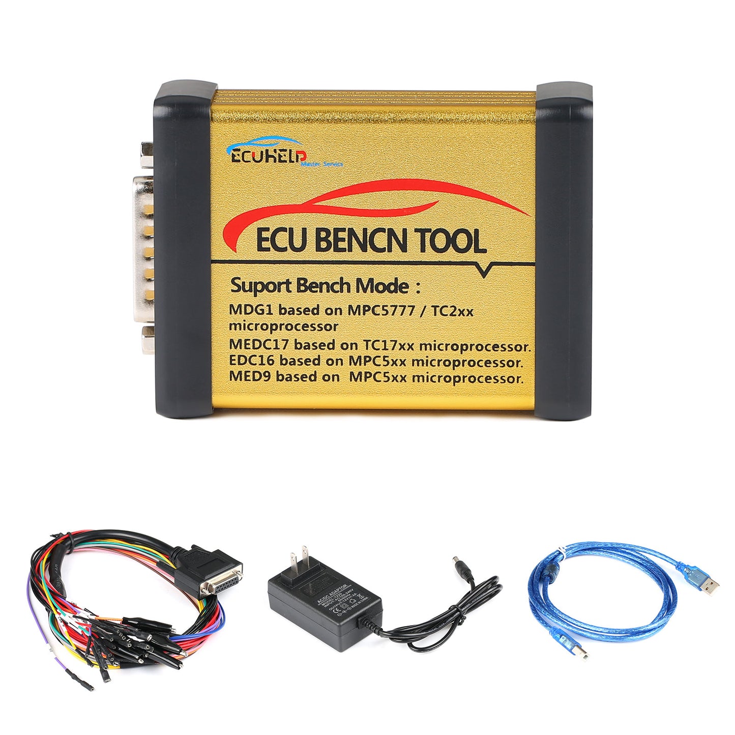 2022 ECUHelp ECU Bench Tool Full Version with License Supports MD1 MG1 EDC16 MED9 No Need Open to Open ECU Free Update Online