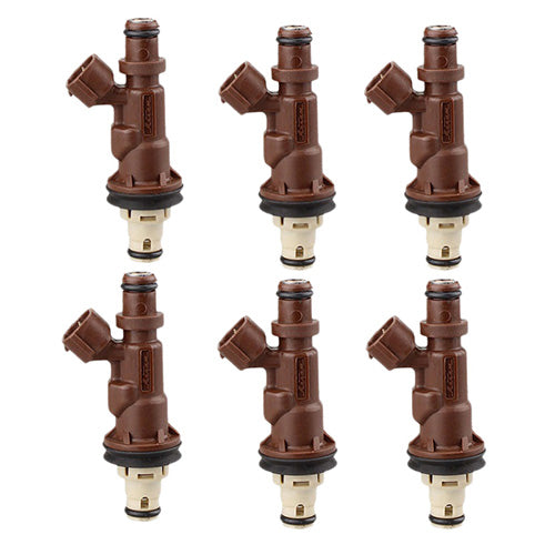 6Pcs Car Fuel Injector for Toyota HILUX LAND CRUISER PRADO Tacoma TUNDRA- 4Runner 3.4L V6 Number:23250-62040 23209-62040