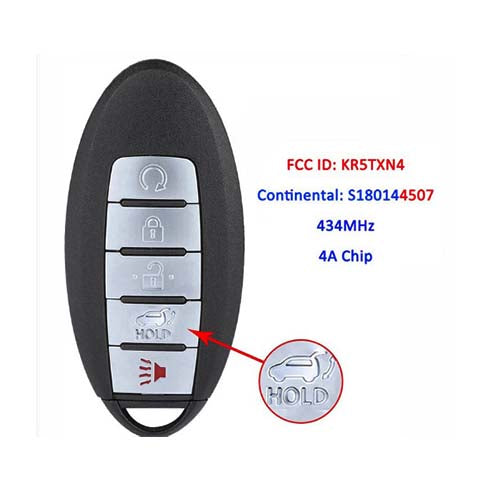 285E3-6RR7A S180144507 KR5TXN4 7812D-TXN4 Nissan Kicks Rogue Key