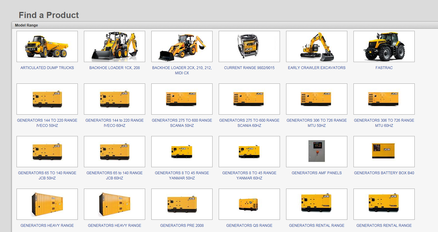 JCB SPP Spare Parts Plus Spare parts catalogue