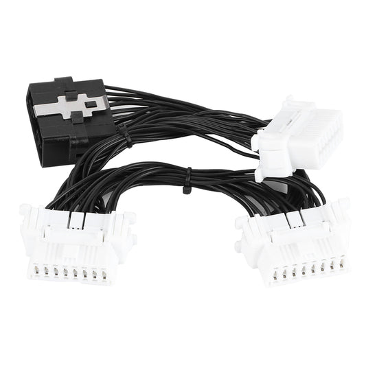 16Pin OBD2 Splitter 1 Male To 3 Female Extension Cable Connecter Adapter Fit For ELM327 OBD2 16 PIN ELM 327