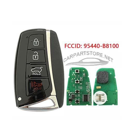 95440-B8100 95440-2W500 95440B8100 954402W500 Hyundai Santa Fe Smart Key 4Buttons 433MHz SY5DMFNA433
