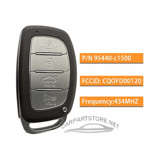 95440-C1500 95440C1500 Hyundai Sonata Smart Key 4Buttons CQ0FD00120