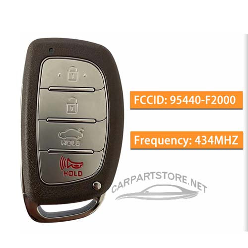 95440-F2000 95440-F3000 95440F2000 95440F3000 Hyundai Elantra Smart Key 4Buttons 433MHz CQOFD00120
