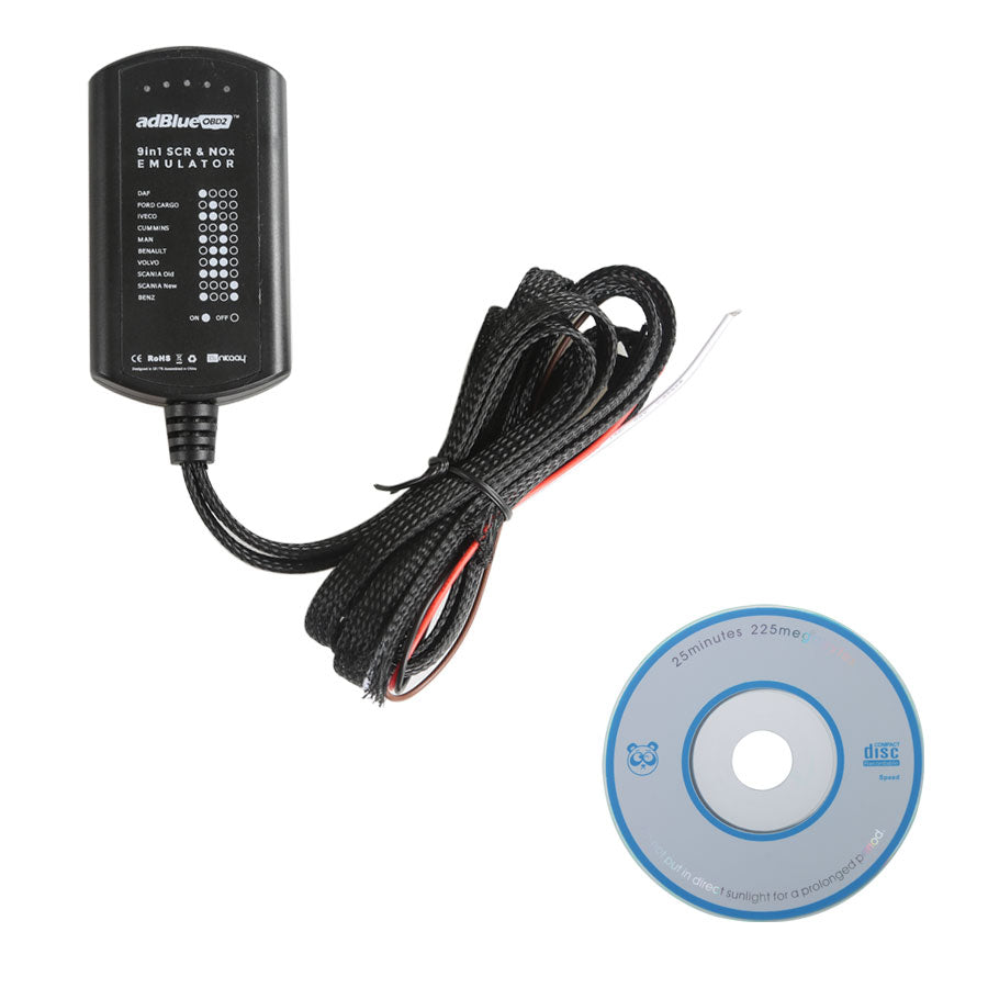 9 in 1 Universal Adblue Emulator for Mercedes, MAN, Scania, Iveco, DAF, Volvo, Renault, Ford and Cummins