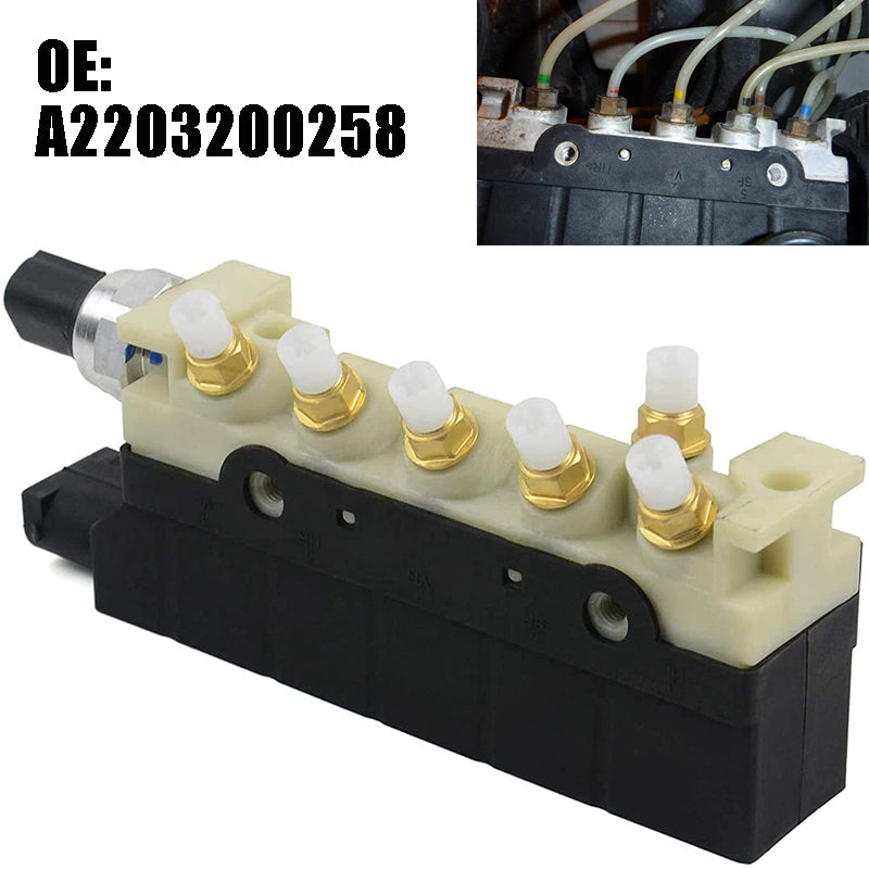 A2203200258 2203200258 Suspension Valve Air Supply Solenoid Valve Block For Mercedes W220 S350 S430 S500 S600