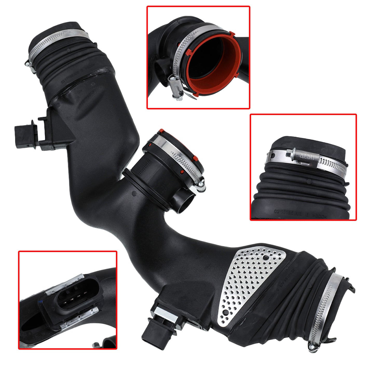 A6420908237 Clean Air Duct Intake Manifold Air Mass Meter Densor Air Intake Pipe for Mercedes Benz X164 W164 W211 W251