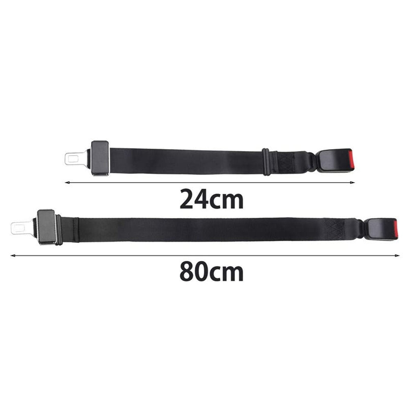 Adjustable 24-80CM Seat Belt Extender Buckle for Locking Tab Durable High Elasticity Auto Interior Accessories Safety Supplies