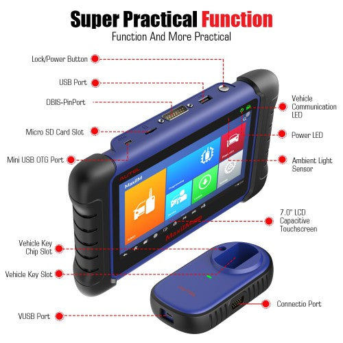 Autel MaxiIM IM508 Key Programmer No IP Limit Replaces Auro IM100