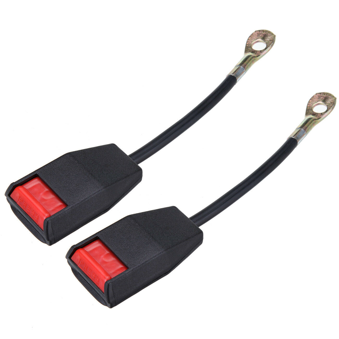 2Sets Universal Auto Car Seat Belt 3 Point Automatic Belt Safety ELR Belt Car Seat Belt Clip Extender Seatbelt