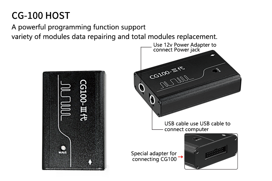 CG100 Auto ECU Programmer CG100 PROG III Airbag Restore Devices including All Function of Renesas SRS