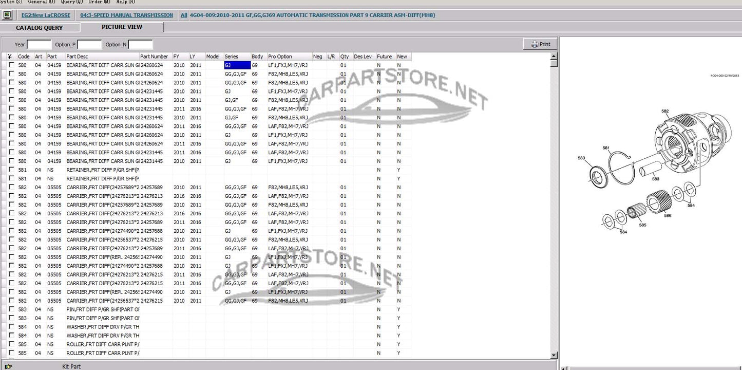 CHINA Shanghai GM Parts Catalog EPC 2023