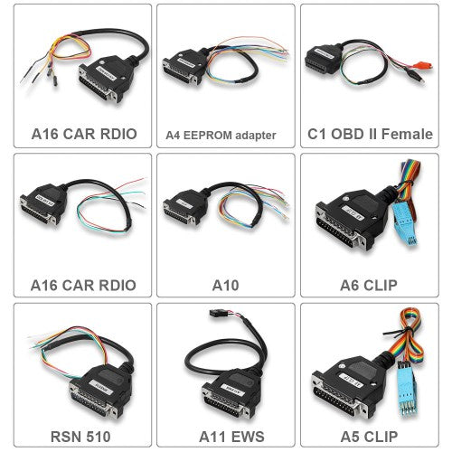 Carprog Full Perfect Online Version airbag reset tools with All 21 Adapters Including Full Authorization