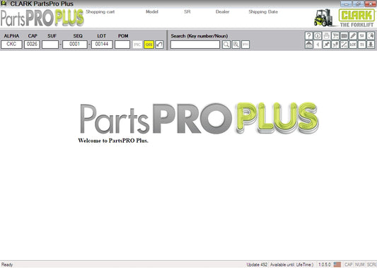 Clark Forklift Trucks PartsProPlus v520  Parts Catalog
