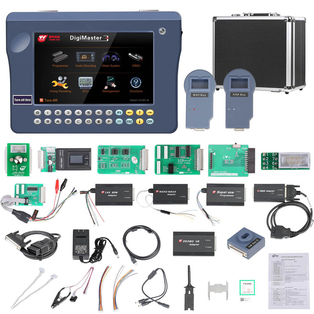 Digimaster 3 Odometer Correction Master No Token Limitation Update Online Audio decoding Airbage reset ECU programming PIN Code Reading BMW key programming