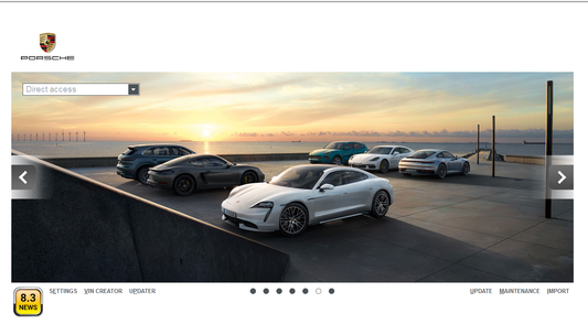 Porsche PET2 EPC 2024 Online Parts Catalog VIN