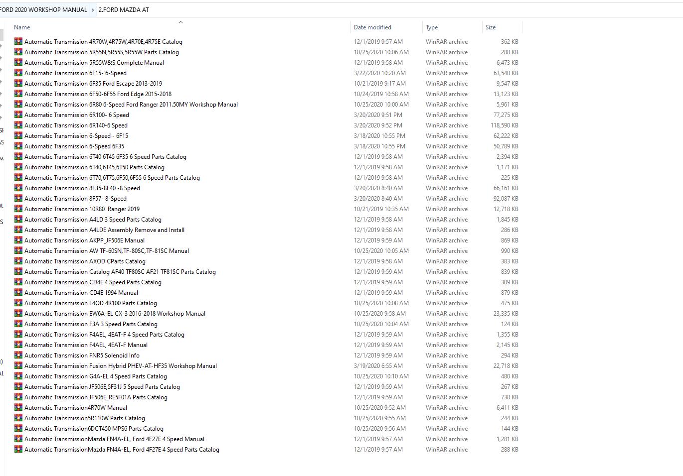 FORD PDF 5,56GB All Model 2020 Workshop Manual, Wiring Diagram, Pinout DVD