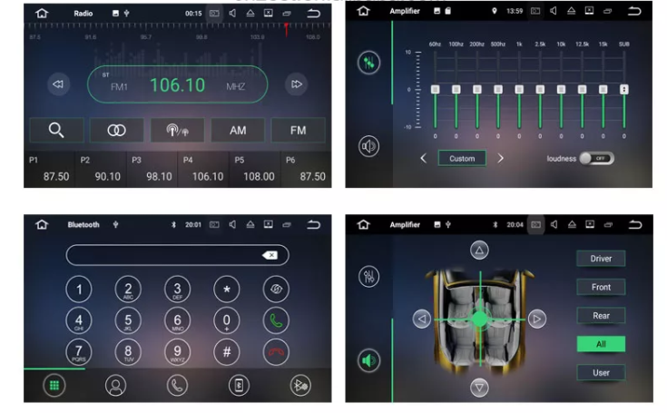 Fit for Toyota Hilux vigo 2017 android auto media multimedia Wifi usb
