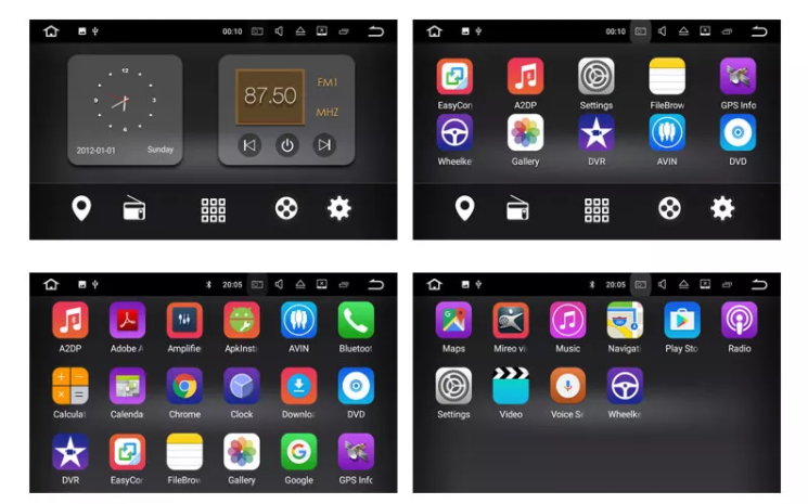 Fit for Toyota Hilux vigo 2017 android auto media multimedia Wifi usb