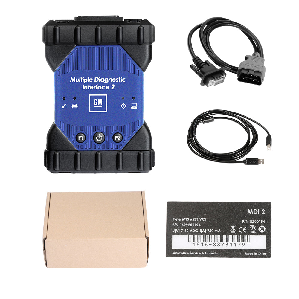 V2023 GM MDI 2 GM Scan Tool with Lenovo T420 Laptop