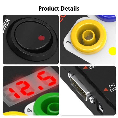 Godiag GT100 OBDII Break Out Box ECU Connector OBDII Protocol Detector Tool