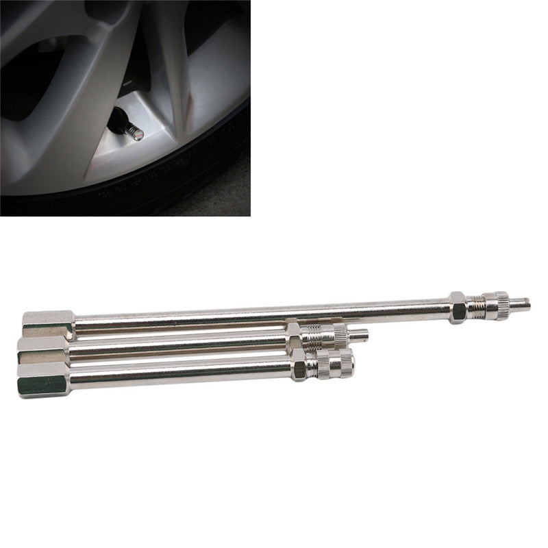 Car Auto Truck Brass Wheel Tire Valve Cap Tyre Stem Extension Pole Cap Extender Steamboat Inflation Valve Stems Automobiles Tool