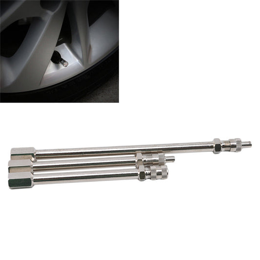 Car Auto Truck Brass Wheel Tire Valve Cap Tyre Stem Extension Pole Cap Extender Steamboat Inflation Valve Stems Automobiles Tool