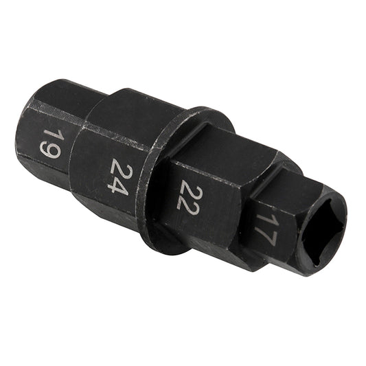 ATLIN Hex Axle Tool For Motorcycle Front Axle Wheel, Hex Allen Axle Spindle Tool 17mm, 19mm, 22mm, 24mm Reparatie Tools