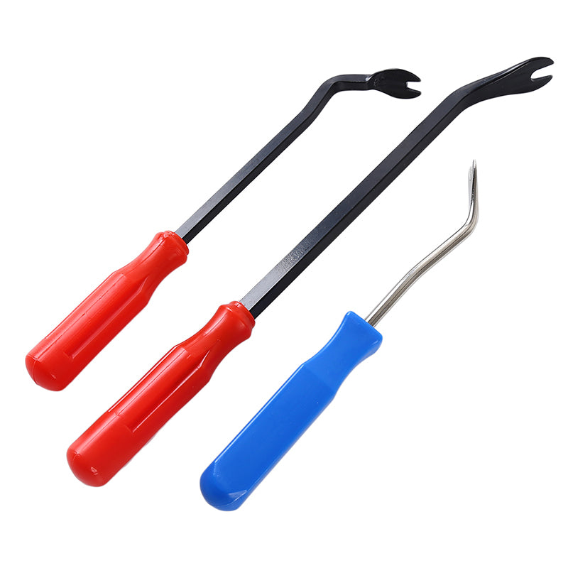 3PCS Set Clip Plier Set Fastener Remover Combo Repair Kit Buckle Plastic Car Door Nail Puller Trim Panels Clip