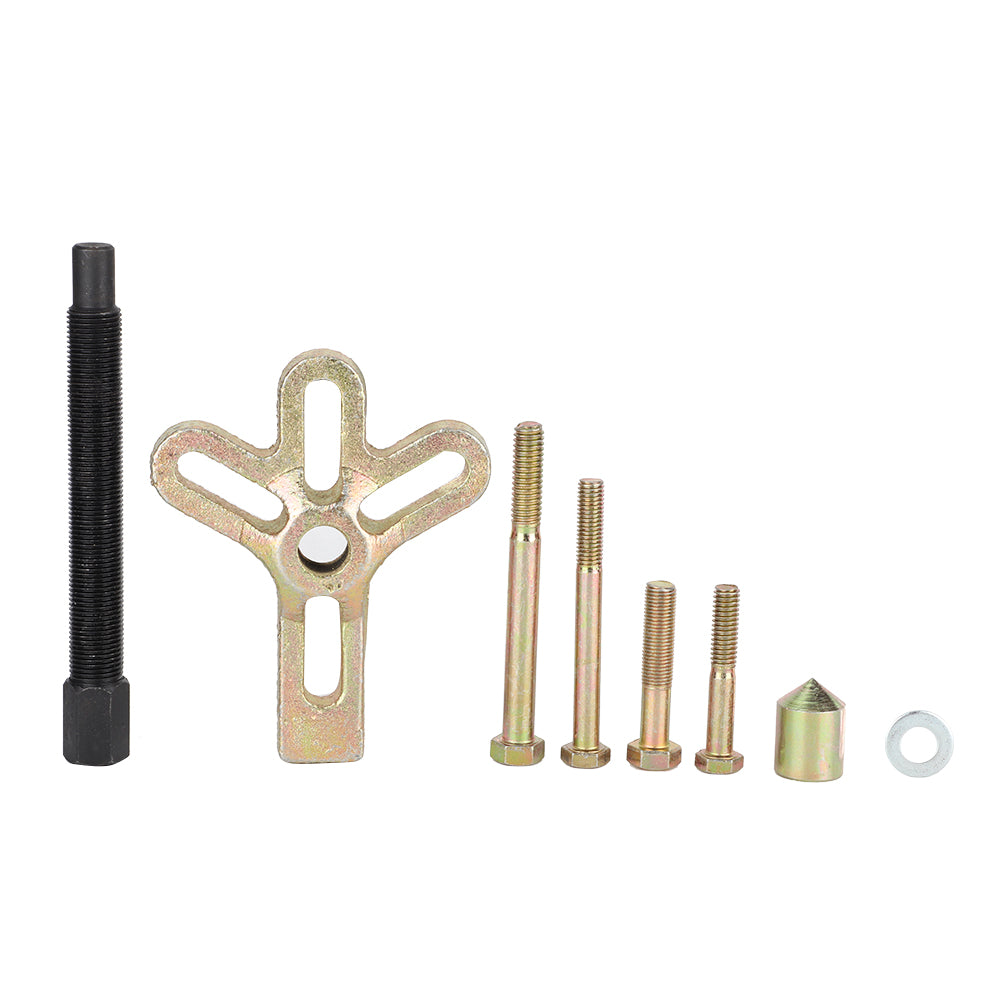 13pcs Harmonic Balancer Steering Wheel Puller Removal Automotive Tools Heavy Duty Crankshaft Gear Pullery Repair Kit