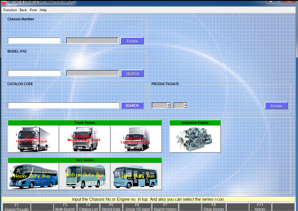 HINO Trucks EPC 2019 Parts Catalog