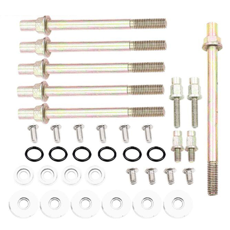 Low Profile Engine Valve Cover Washer Bolt Kit Black For Acura Honda K20 K24 JDM