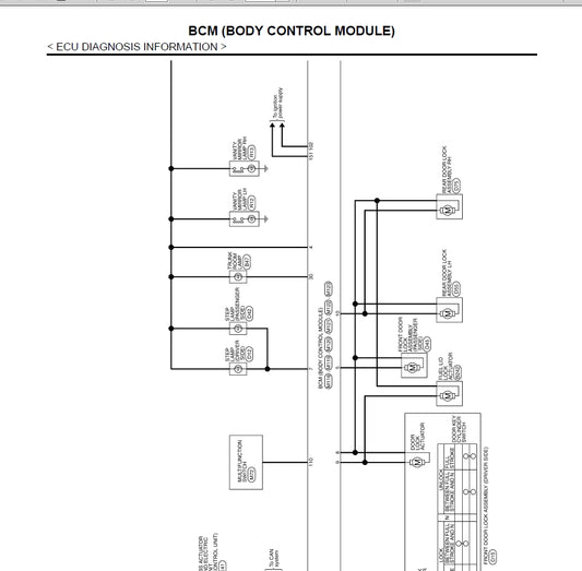 Nissan  Infiniti Workshop Manual