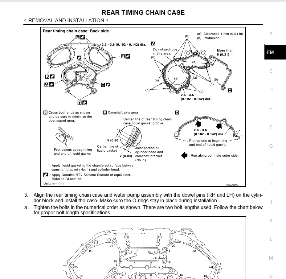 Nissan Infiniti Workshop Manual