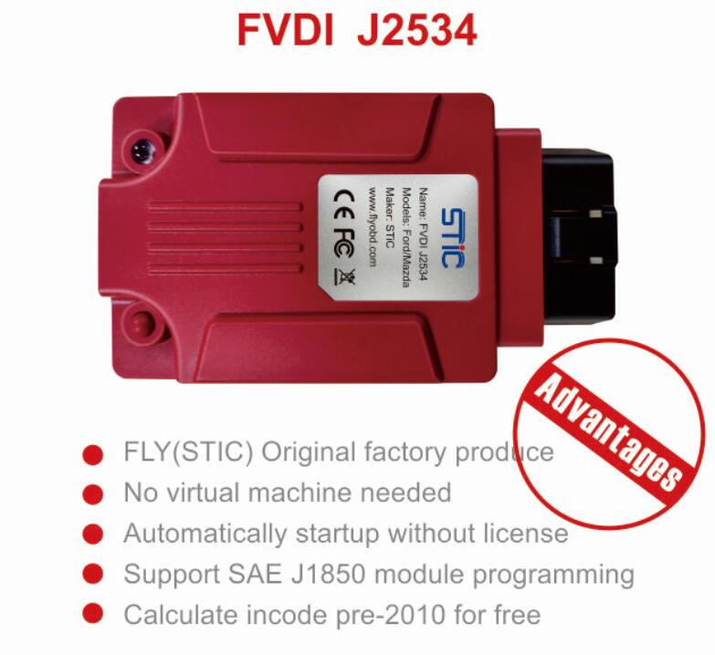 FVDI J2534 Diagnostic Tool for ford and mazda better than vcmii vcm2