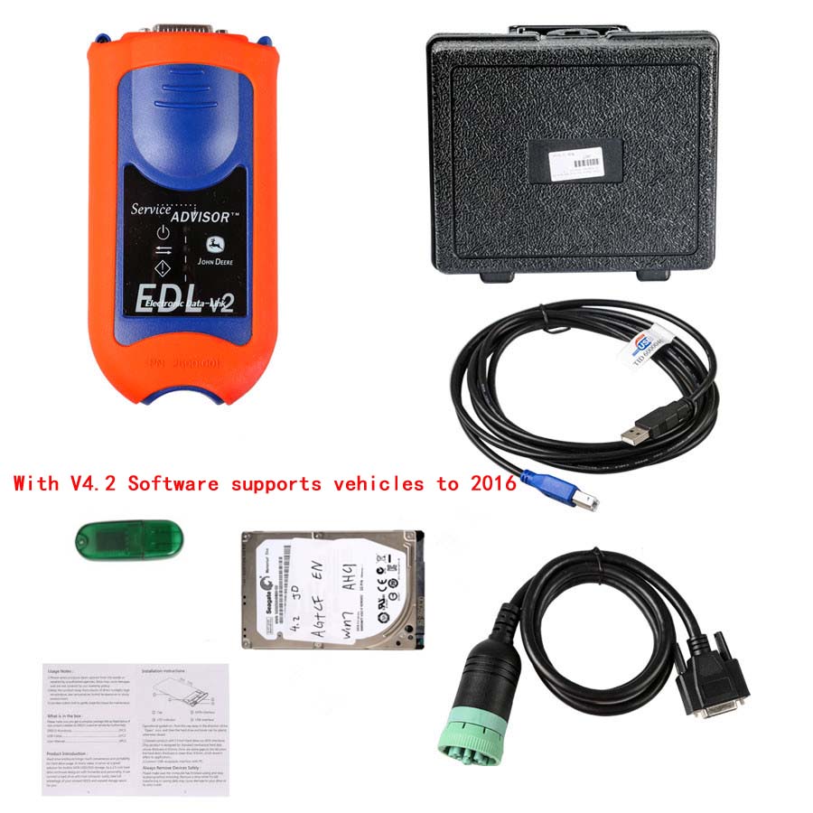 John Deere Service Advisor 5.2 EDL V2 Electronic Data Link Truck Diagnostic Kit