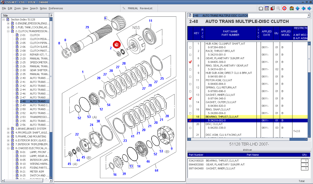 Komatsu Linkone CSS Parts Viewer 5.1 2022 Full Models with VIN decoding