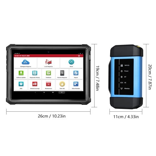 LAUNCH Heavy Duty Diesel Truck Diagnostic Tool LAUNCH X431 V with HD III Heavy Duty Module) for 24V Trucks Only