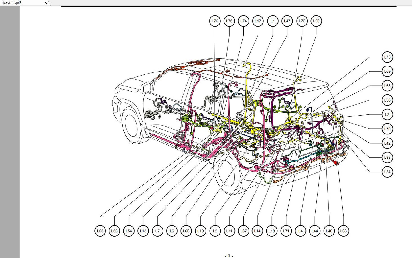 Lexus LX570 GSIC Repair Manual Wiring Diagram Service Training